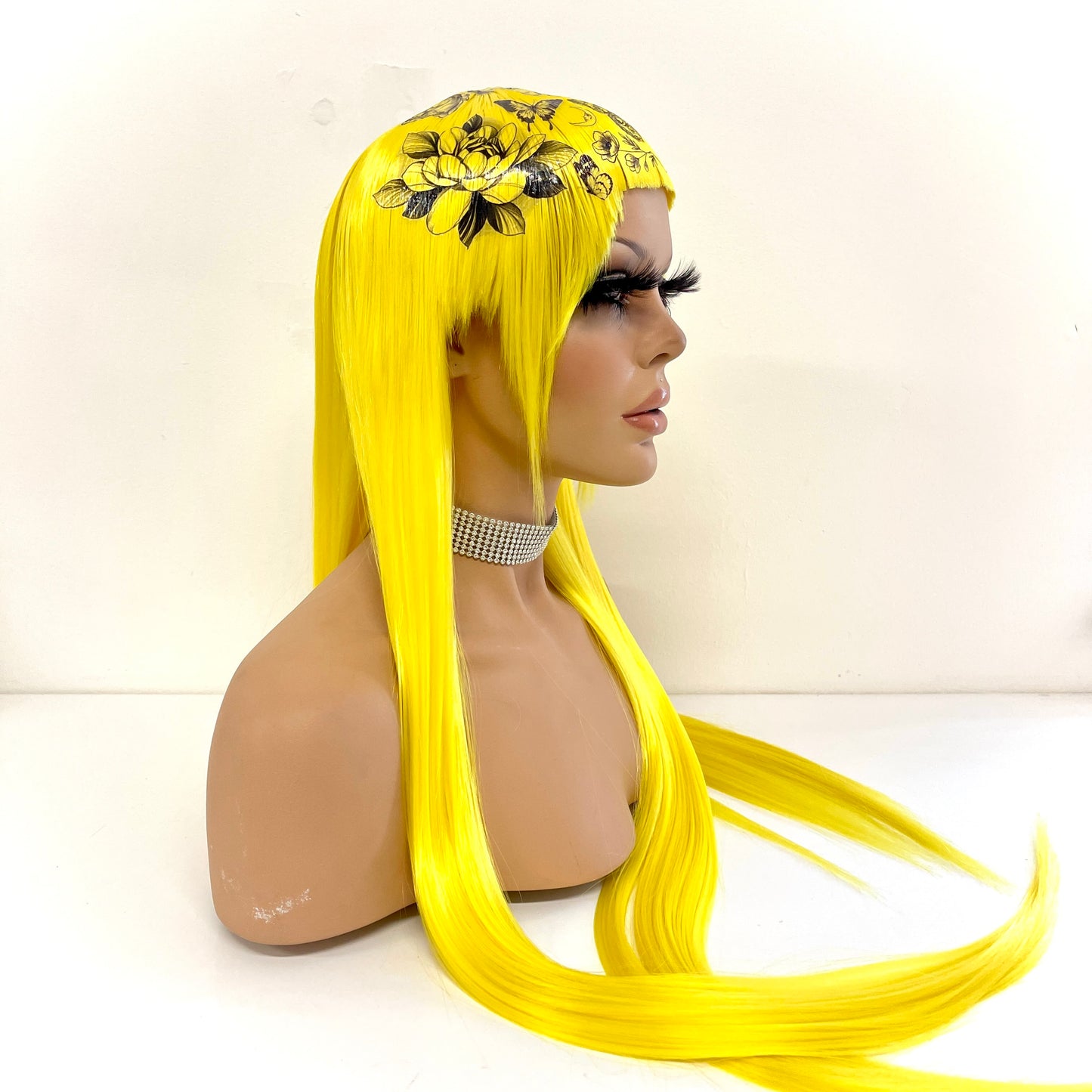 Tatted Sleek Fringe - Lemon