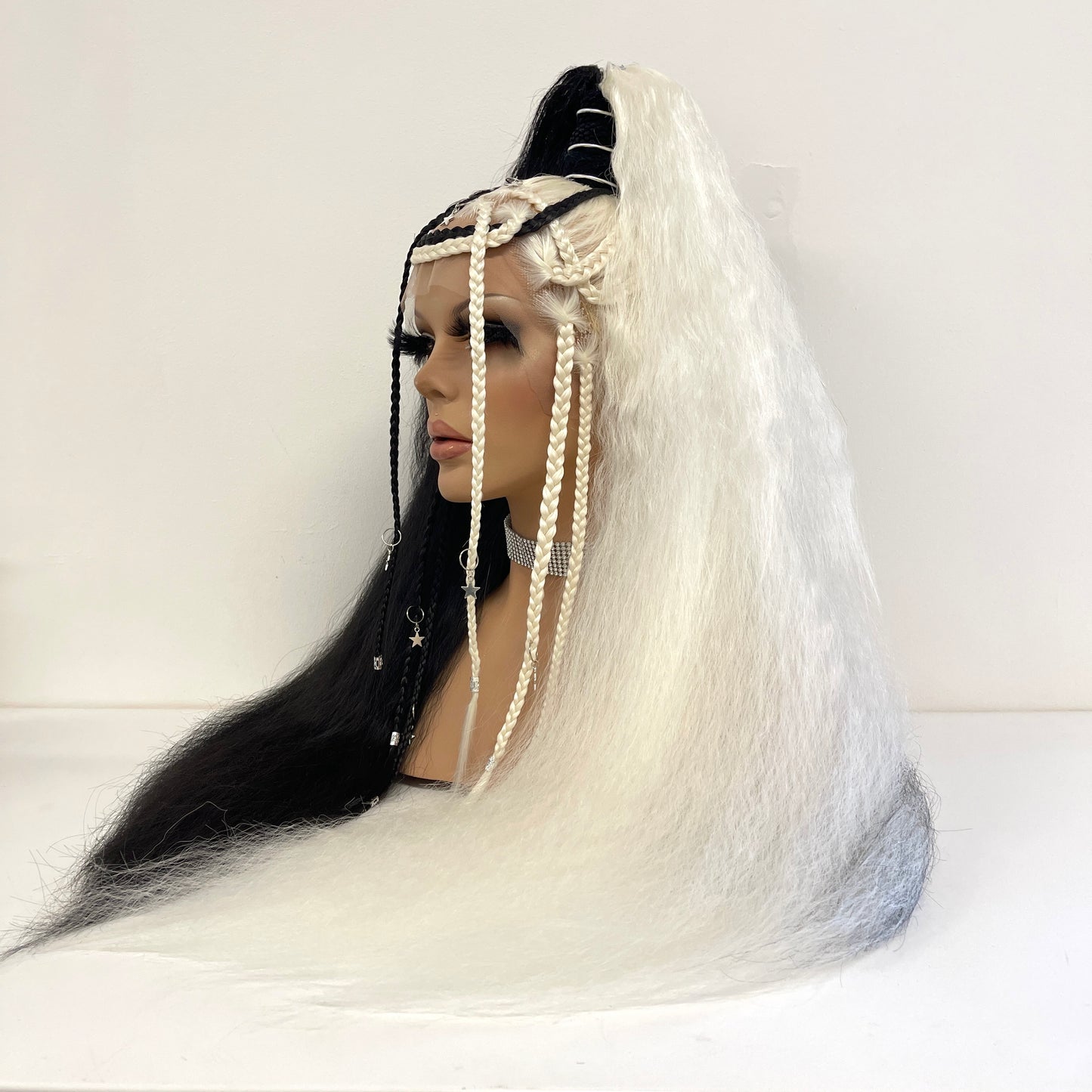 Embellished Ponytail - Checkmate