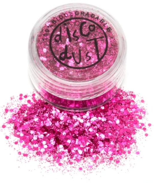 Pink Chunky Glitter Mix Mini