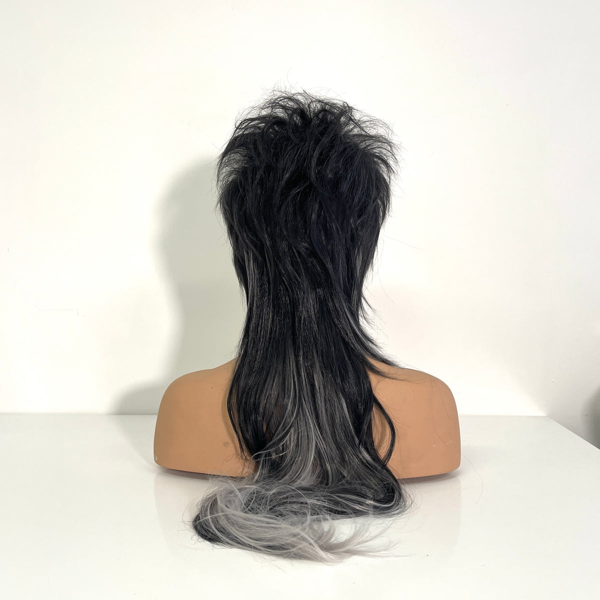 Mullet ponytail outlet wig