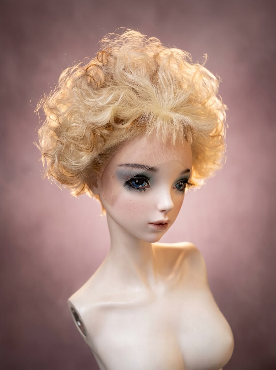 Short blonde