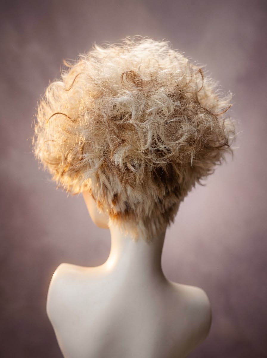 Short blonde