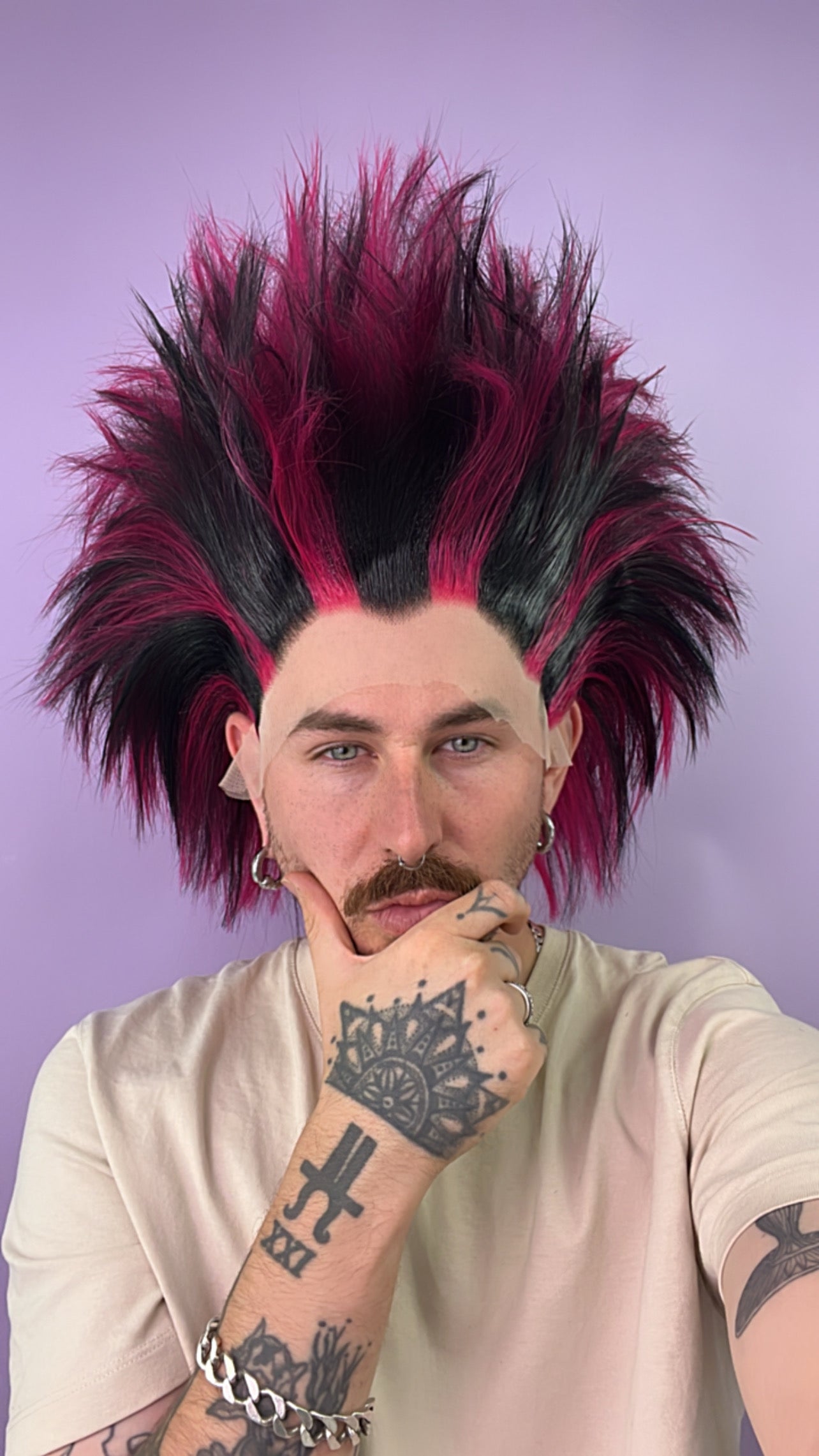80s Comb Up - Straight