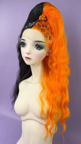 High Pony - Black & Orange