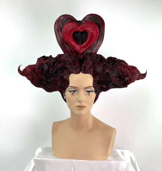 Queen Of Hearts- Hard Cap (sizing in description)