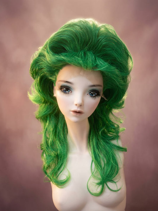 Green Shaggy Waved