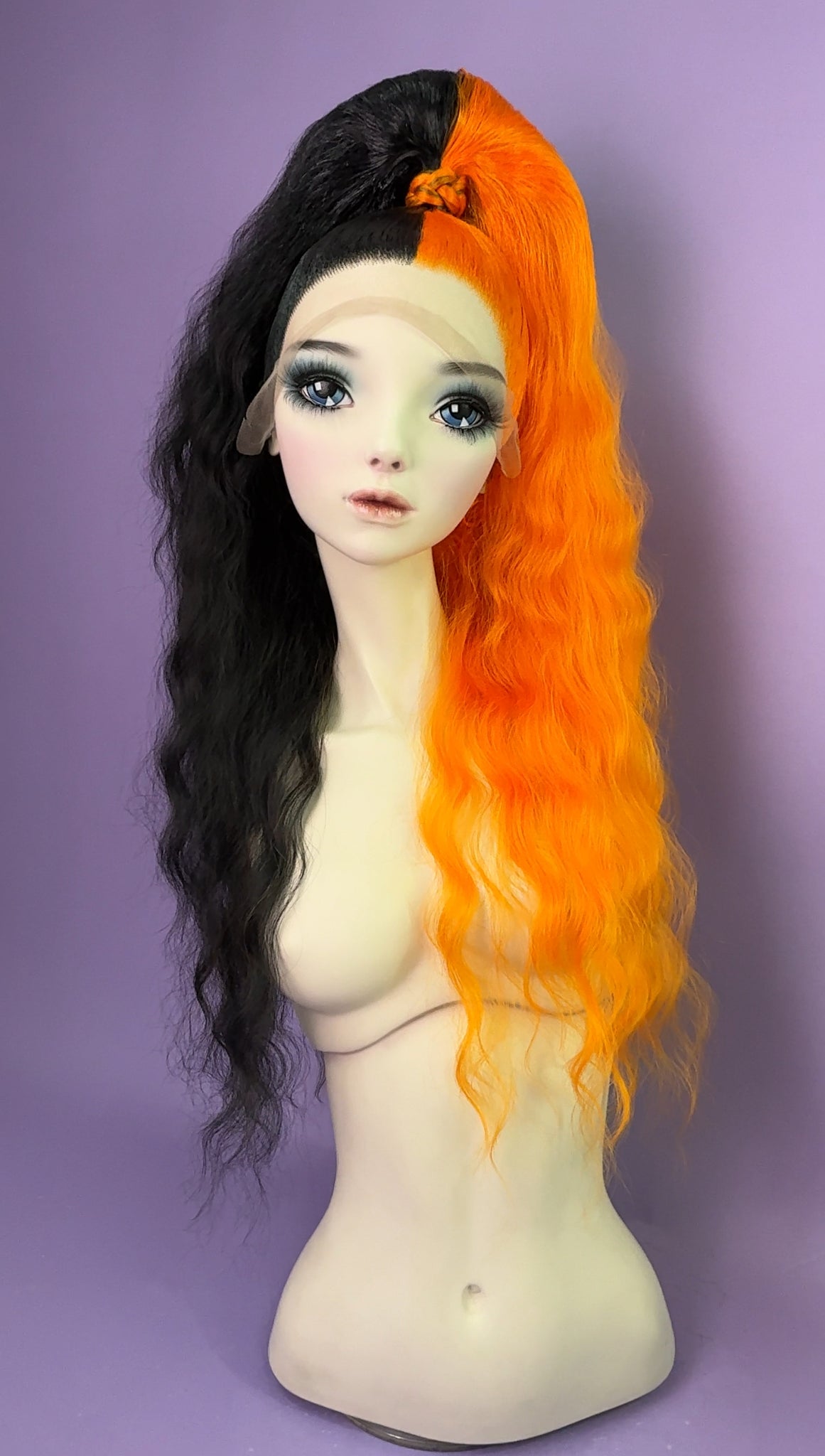 High Pony - Black & Orange