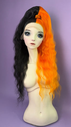 High Pony - Black & Orange