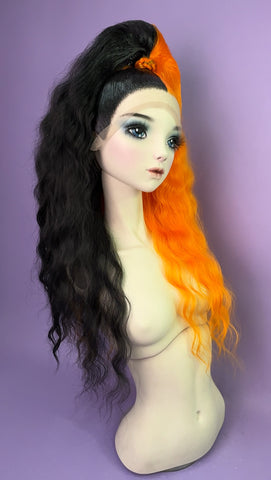 High Pony - Black & Orange