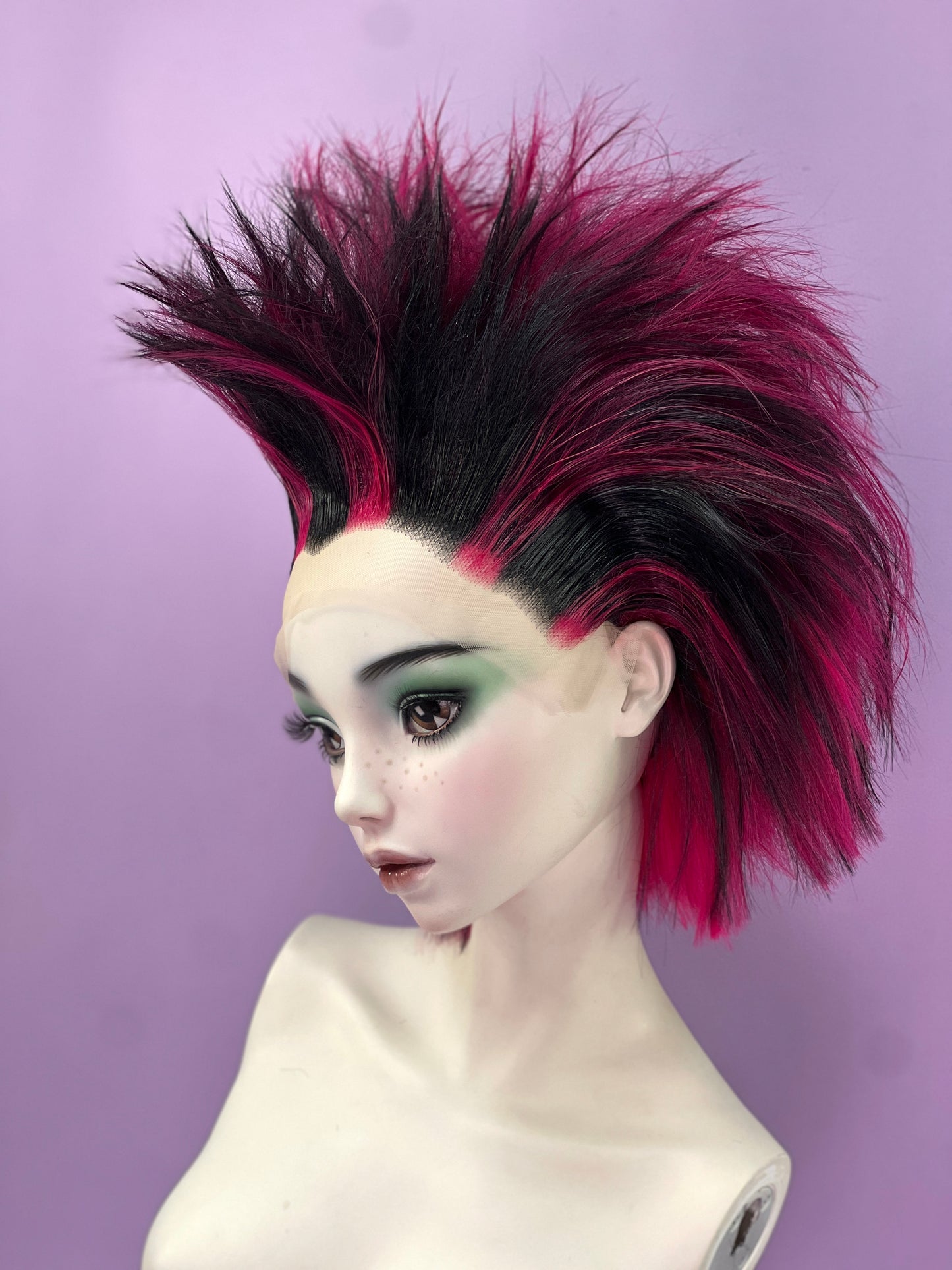 80s Comb Up - Straight