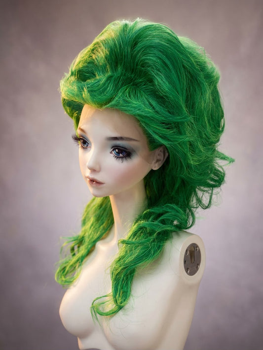 Green Shaggy Waved