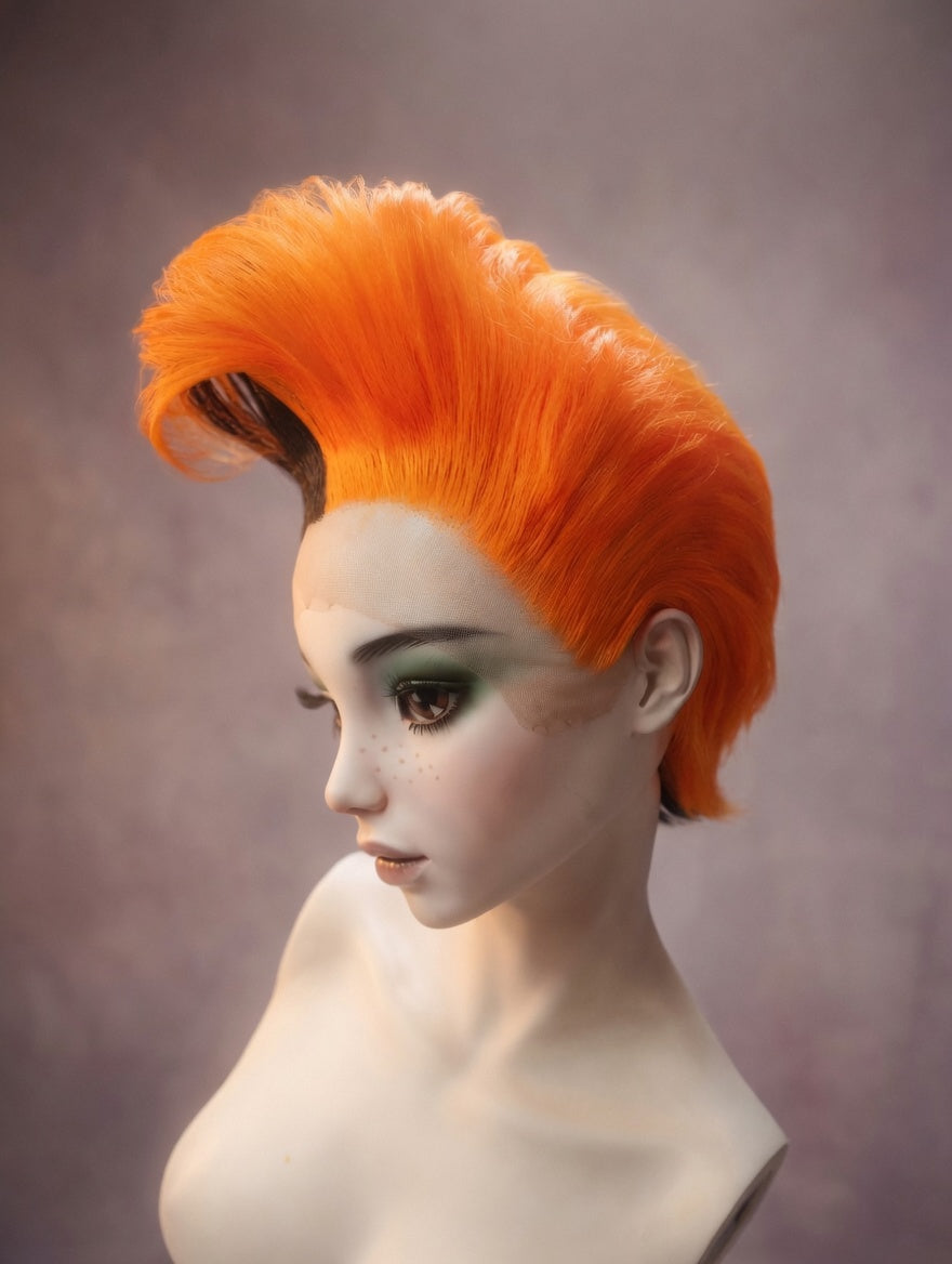 Quiff - Black & Orange