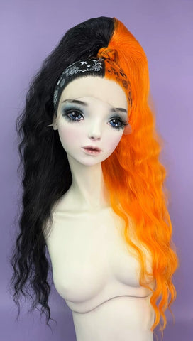 High Pony - Black & Orange