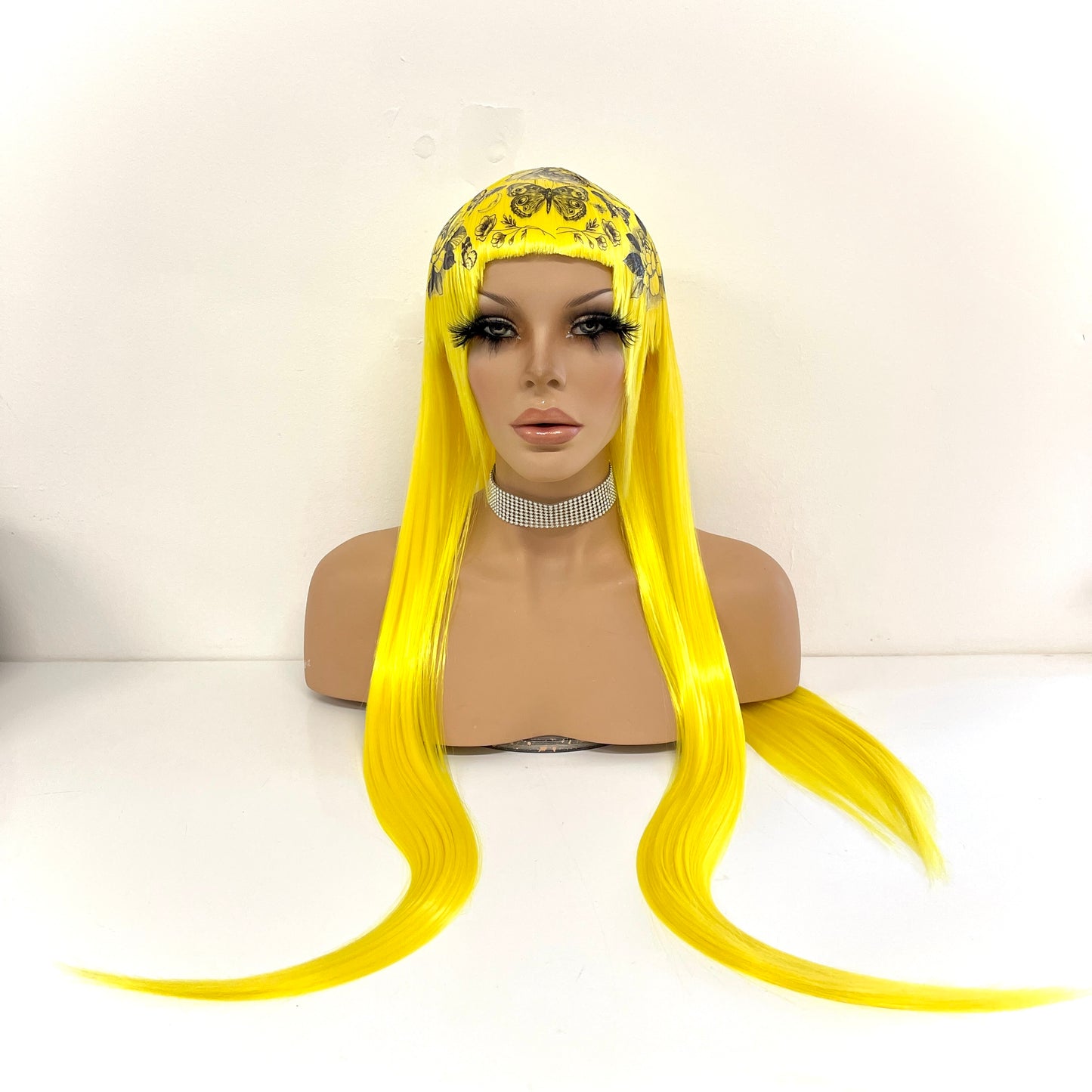 Tatted Sleek Fringe - Lemon