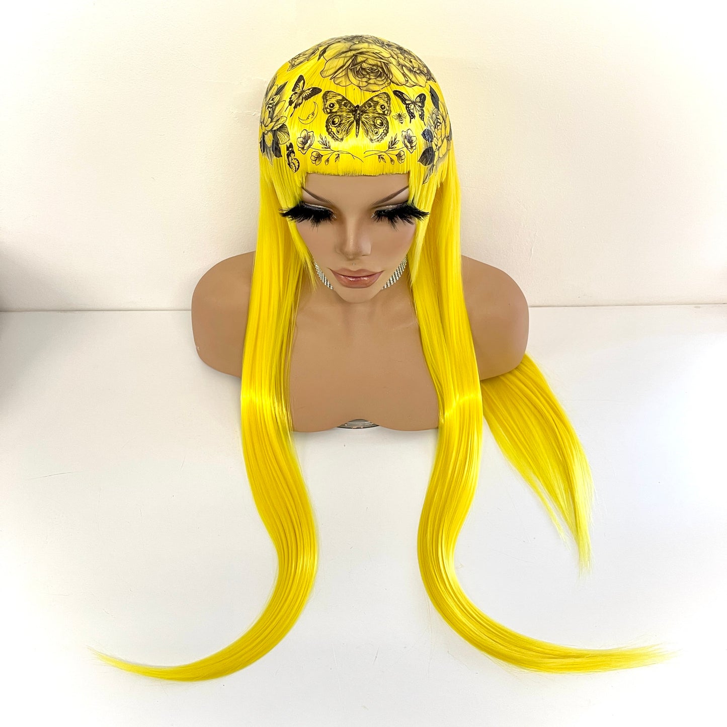Tatted Sleek Fringe - Lemon