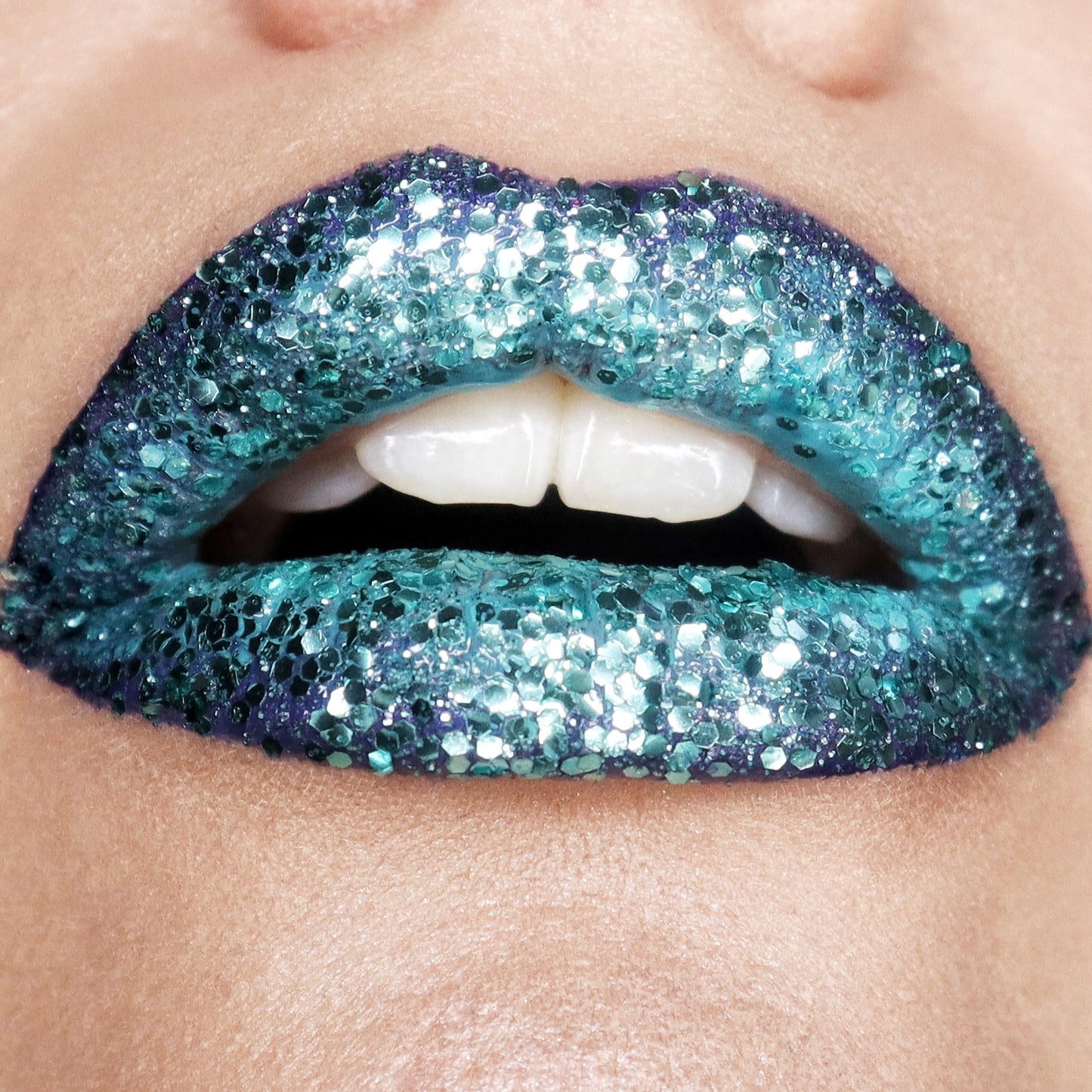 Turquoise Chunky Glitter Mix Mini