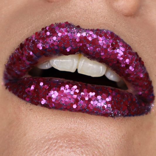 Violet Fuscia Chunky Glitter Mix