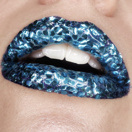 Electric Blue Extra Chunky Glitter Mix Mini