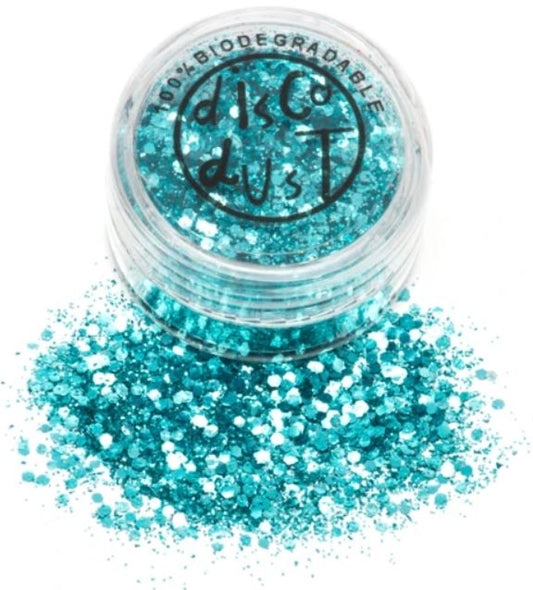 Turquoise Chunky Glitter Mix Mini