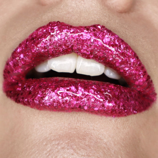 Pink Chunky Glitter Mix Mini