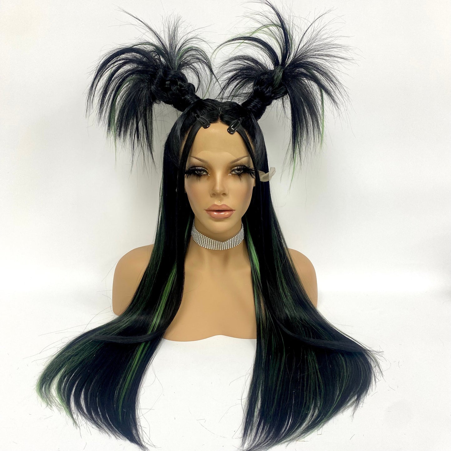 90’s Double Brat - Black and Green