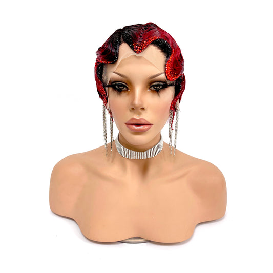Pixie Waves - Black and red (Stoned)