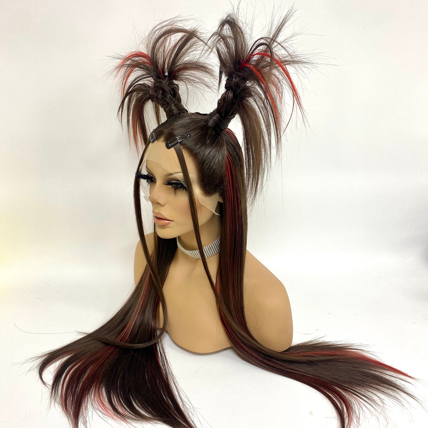 90’s Double Brat - Red streaked brown
