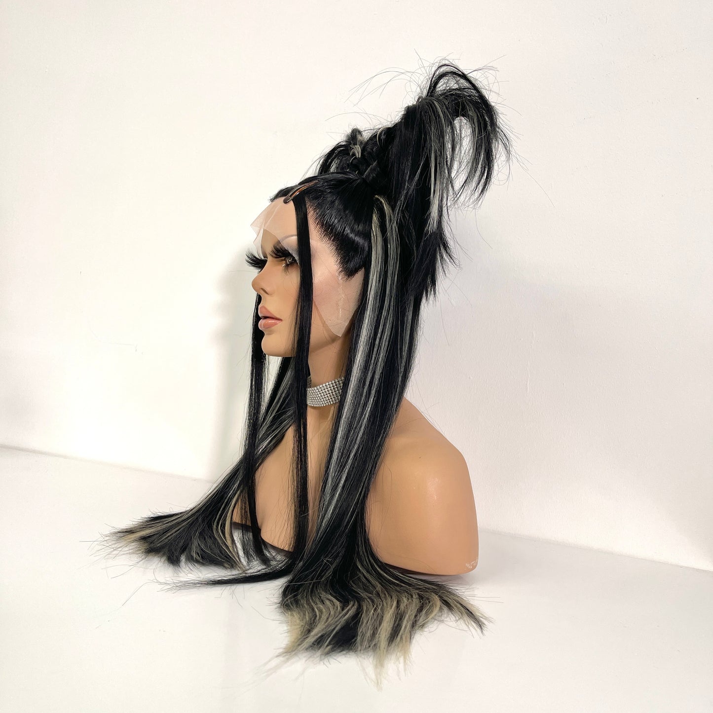 90’s Double Brat - Black & Blond