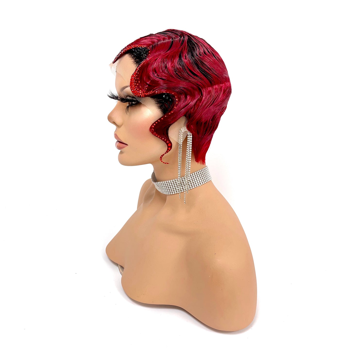 Pixie Waves - Black and red (Stoned)