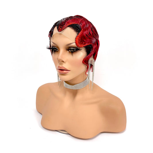 Pixie Waves - Black and red (Stoned)