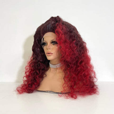 Siren Curl - Red Ombre